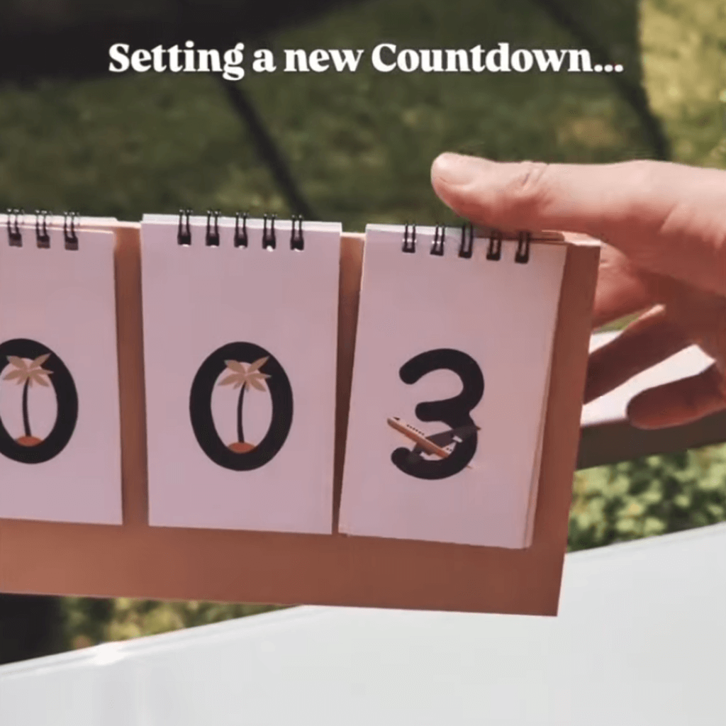 Urlaubs Countdown Zähler