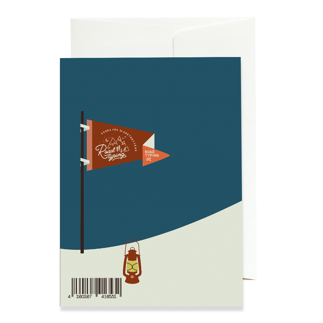 Greeting card Let's be adventurers