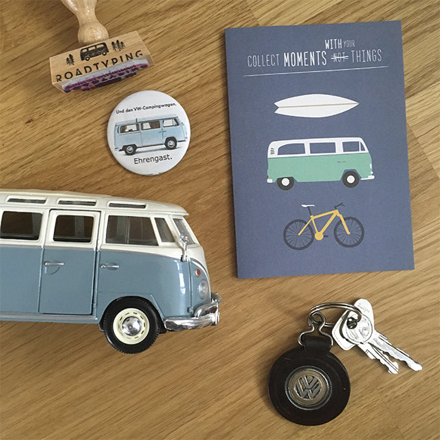 Greeting card Collect moments with your things