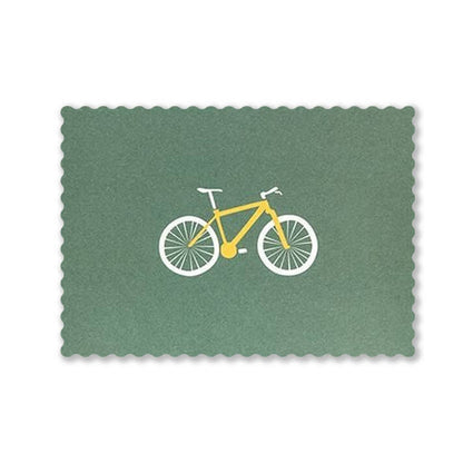 Postcard mountain bike