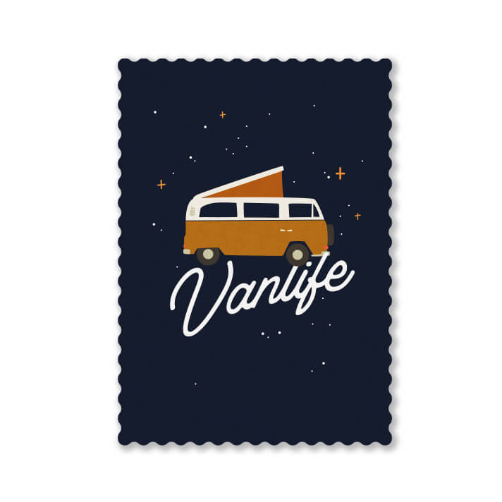 Postkarte Vanlife