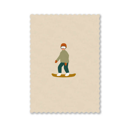 Postkarten Snowboard