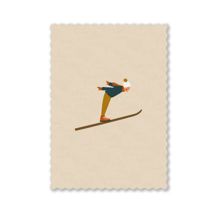 Postkarten Skispringen