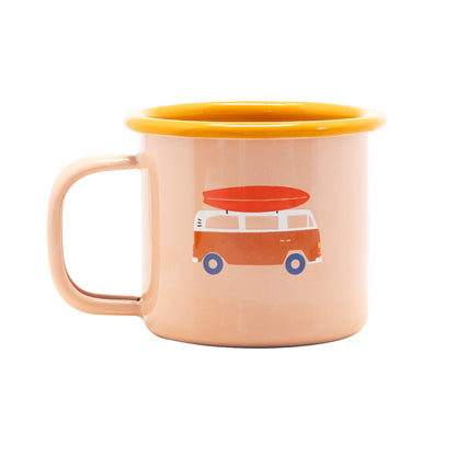 Petit mug émaillé Go Camping