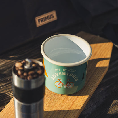 Emaille Tasse Bike