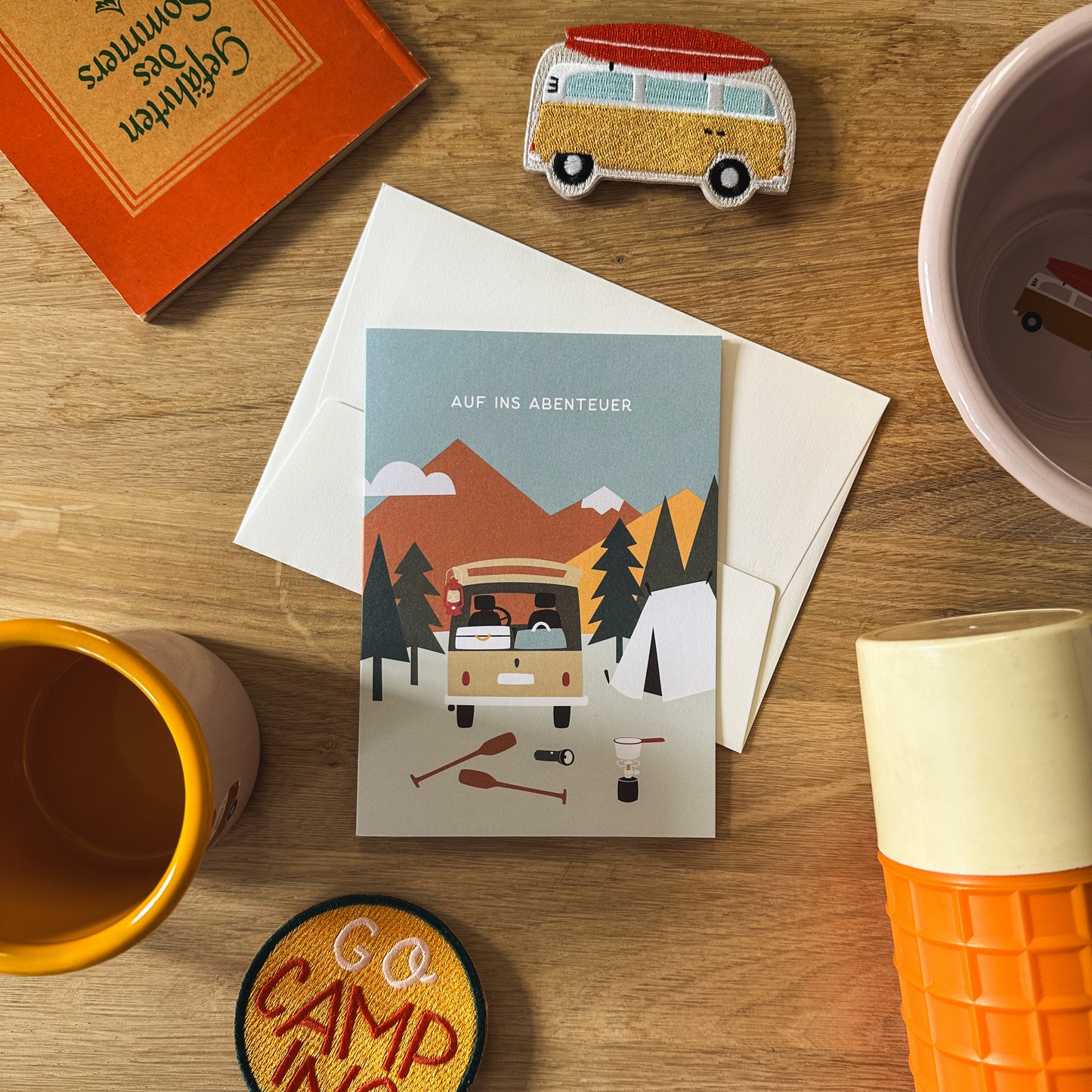 Greeting card Adventure accessories