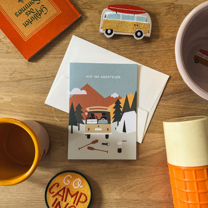 Greeting card Adventure accessories