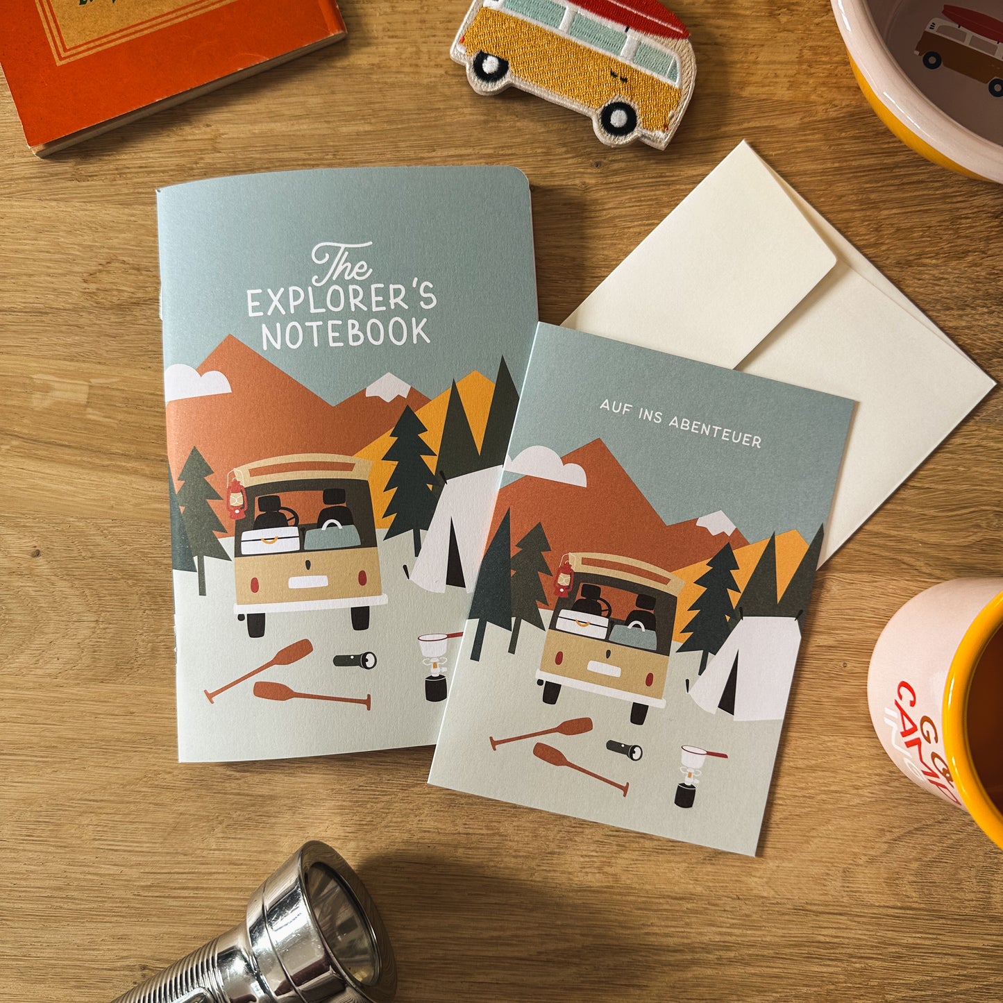 Greeting card Adventure accessories