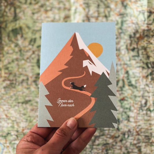 Greeting card Adventure awaits