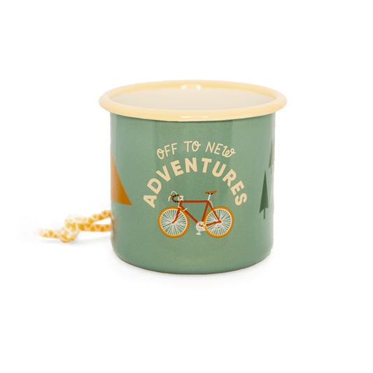 Emaille Tasse Bike