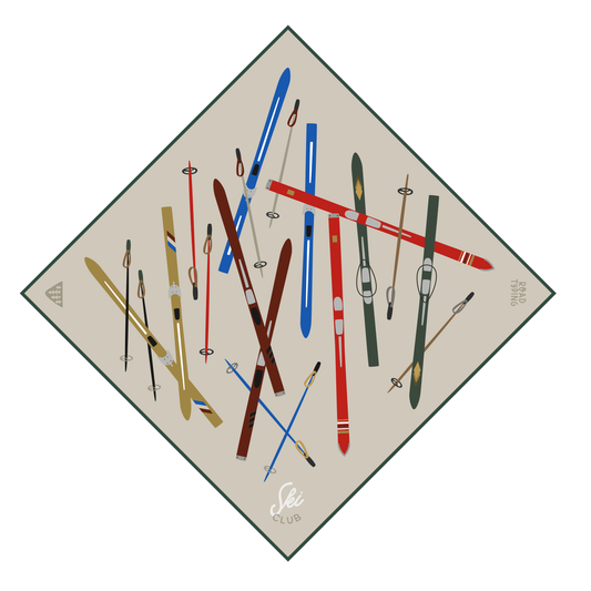 Multifunktionales Tuch Ski Club