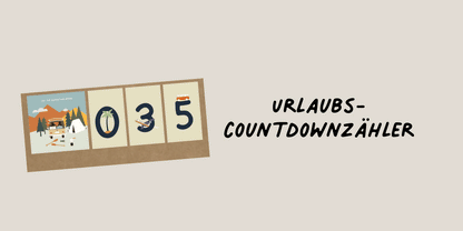 Urlaubs Countdown Zähler