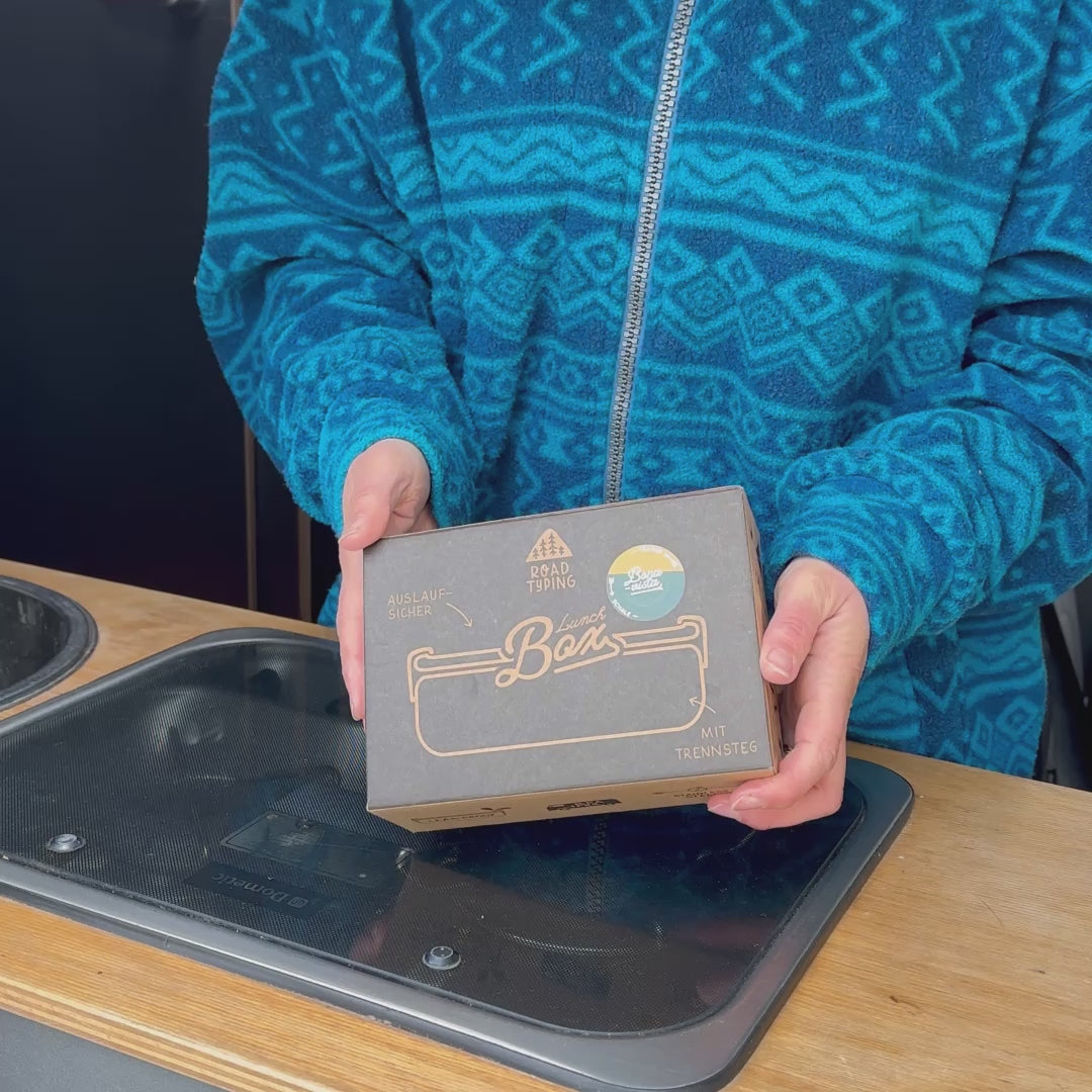 Lunchbox Bonavista von Roadtyping in grün und orange 