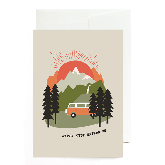 Greeting card wanderlust