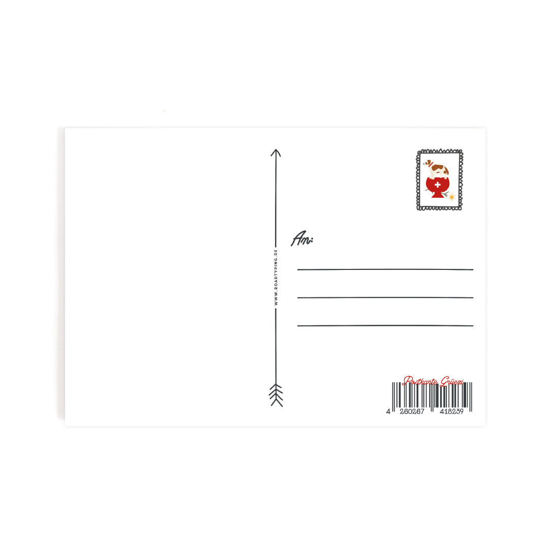 Greetings postcard
