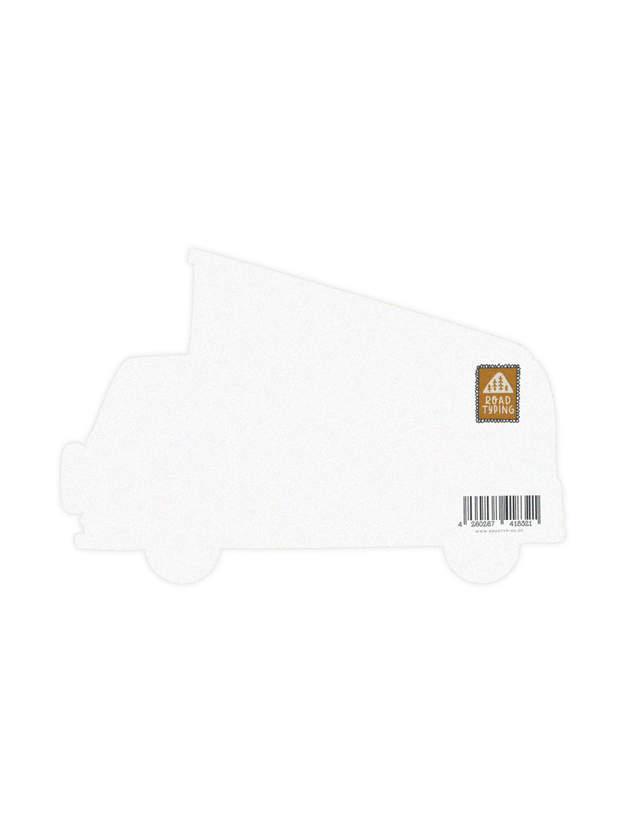 Postcard punched camper