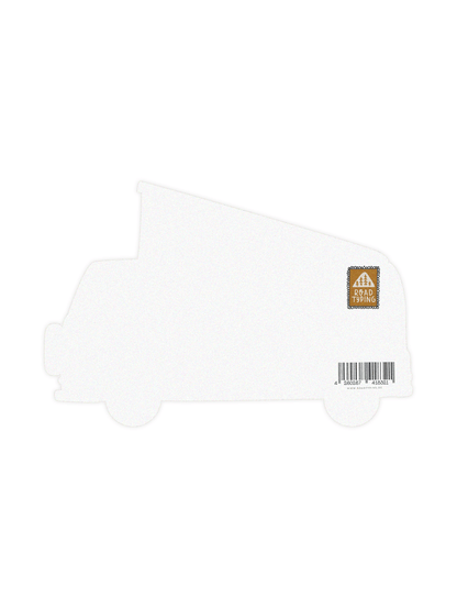 Postcard punched camper