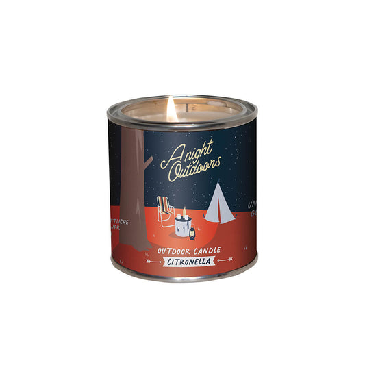 Citronella scented candle