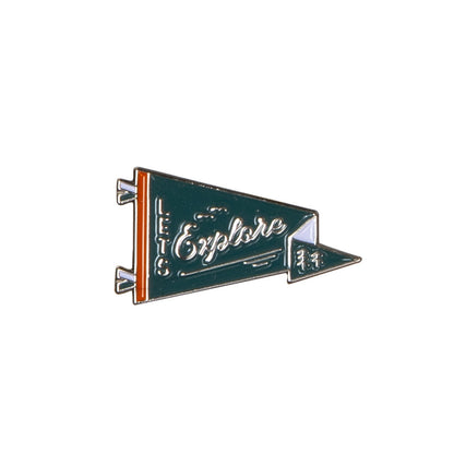 Enamel pin pennant