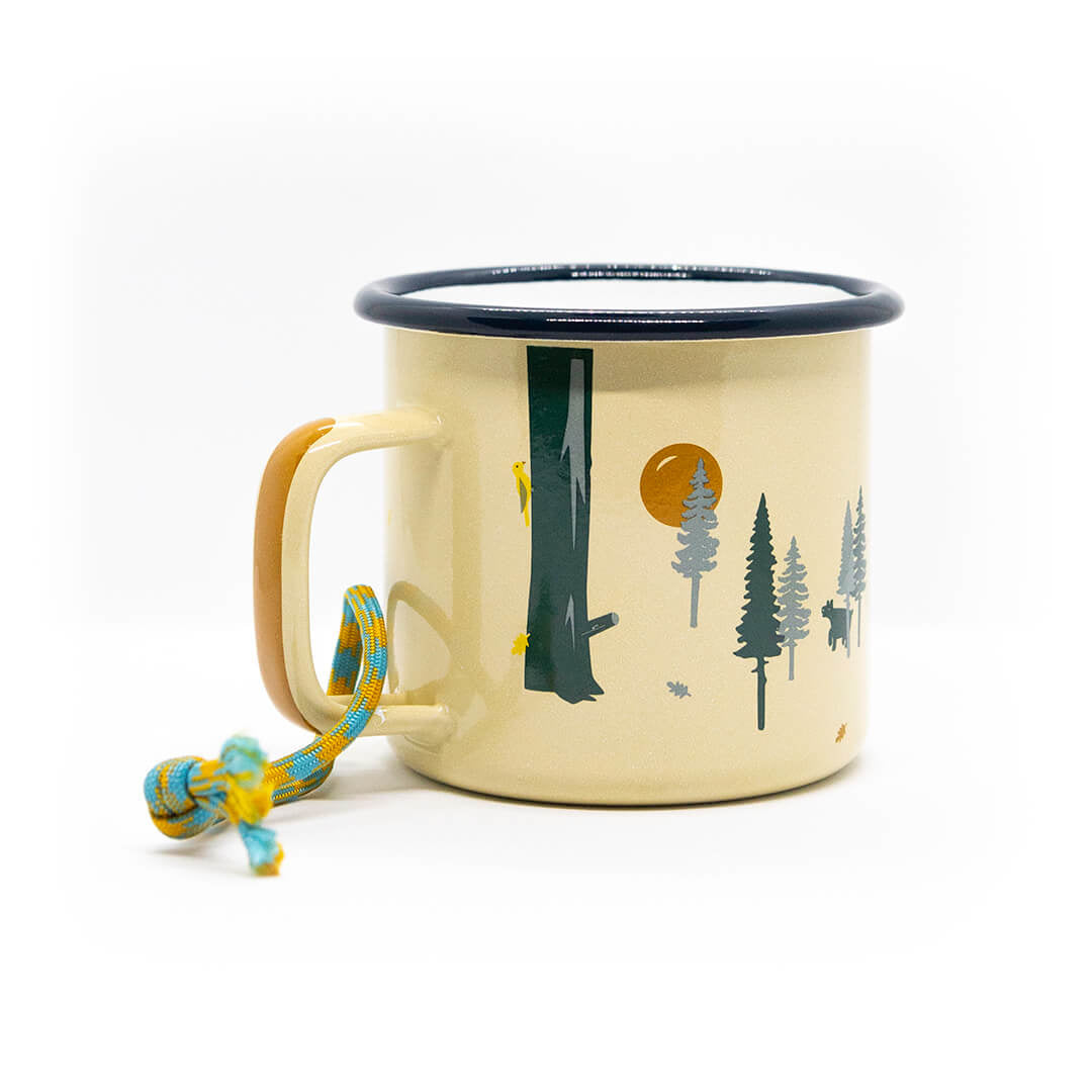 Enamel cup Wild &amp; free