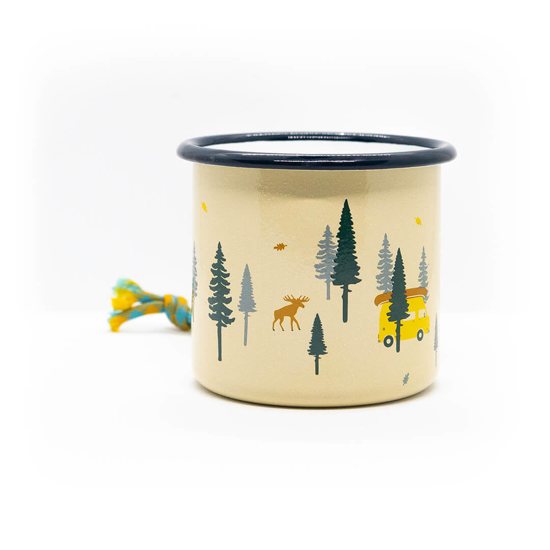 Enamel cup Wild &amp; free
