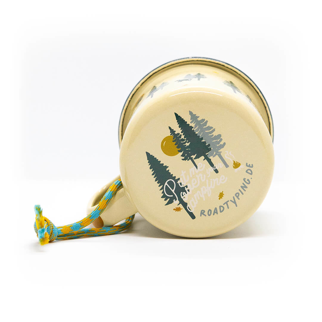 Enamel cup Wild &amp; free