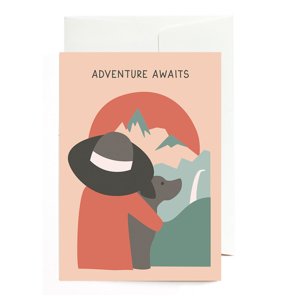 Carte de voeux L'aventure vous attend