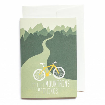 Greeting card mountain bike