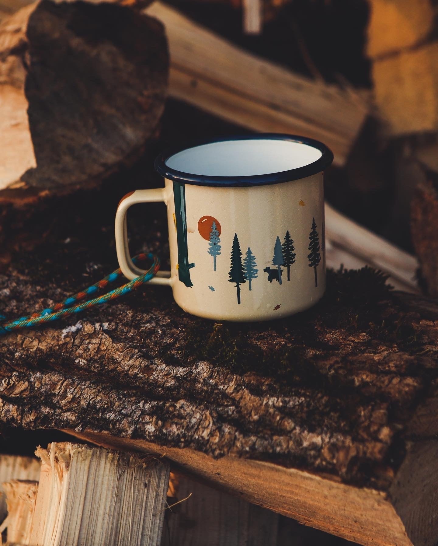 Enamel cup Wild &amp; free
