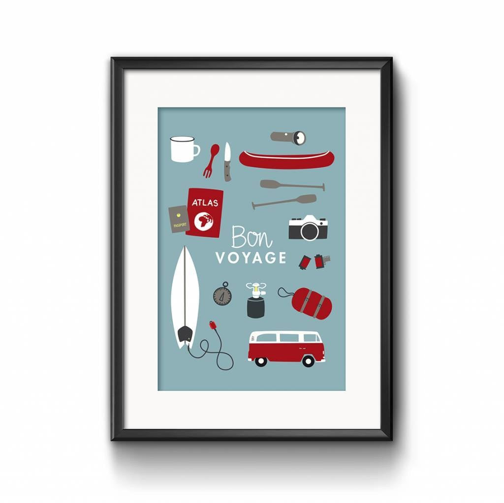 Art Print Bon Voyage