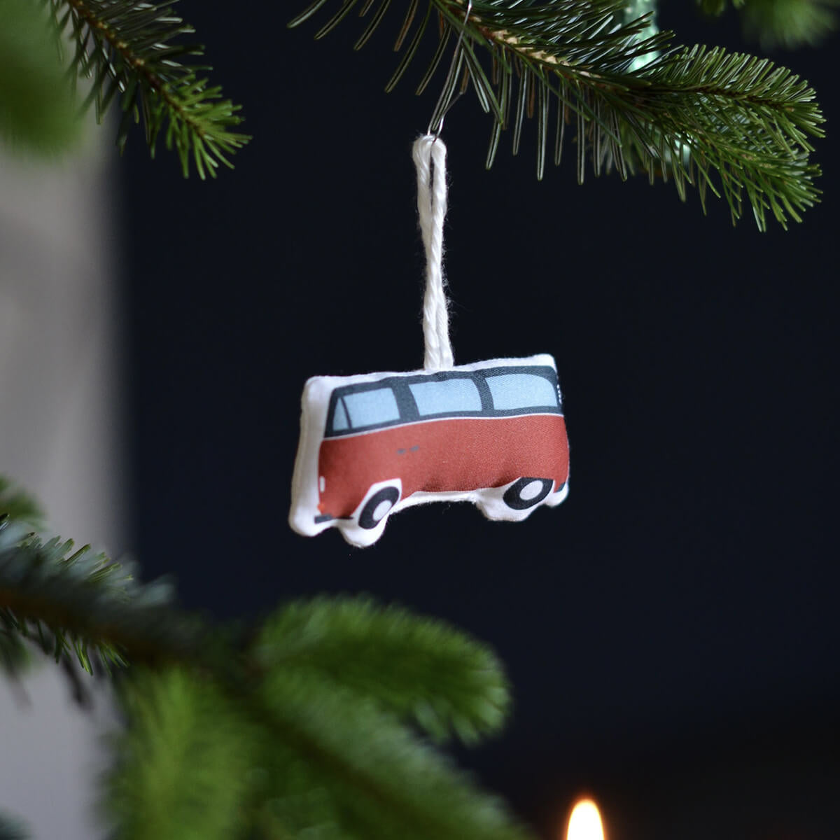 Christmas trailer camping