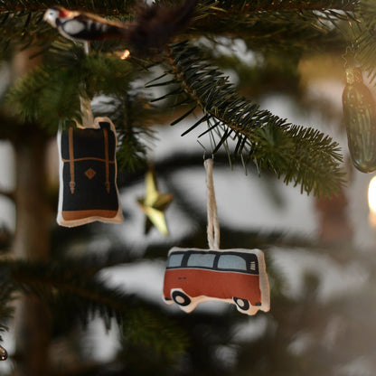 Christmas trailer camping