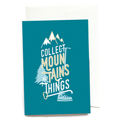 Greeting card Collect Mountains