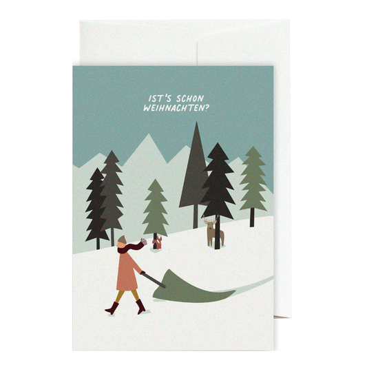 Greeting card It's Christmas already