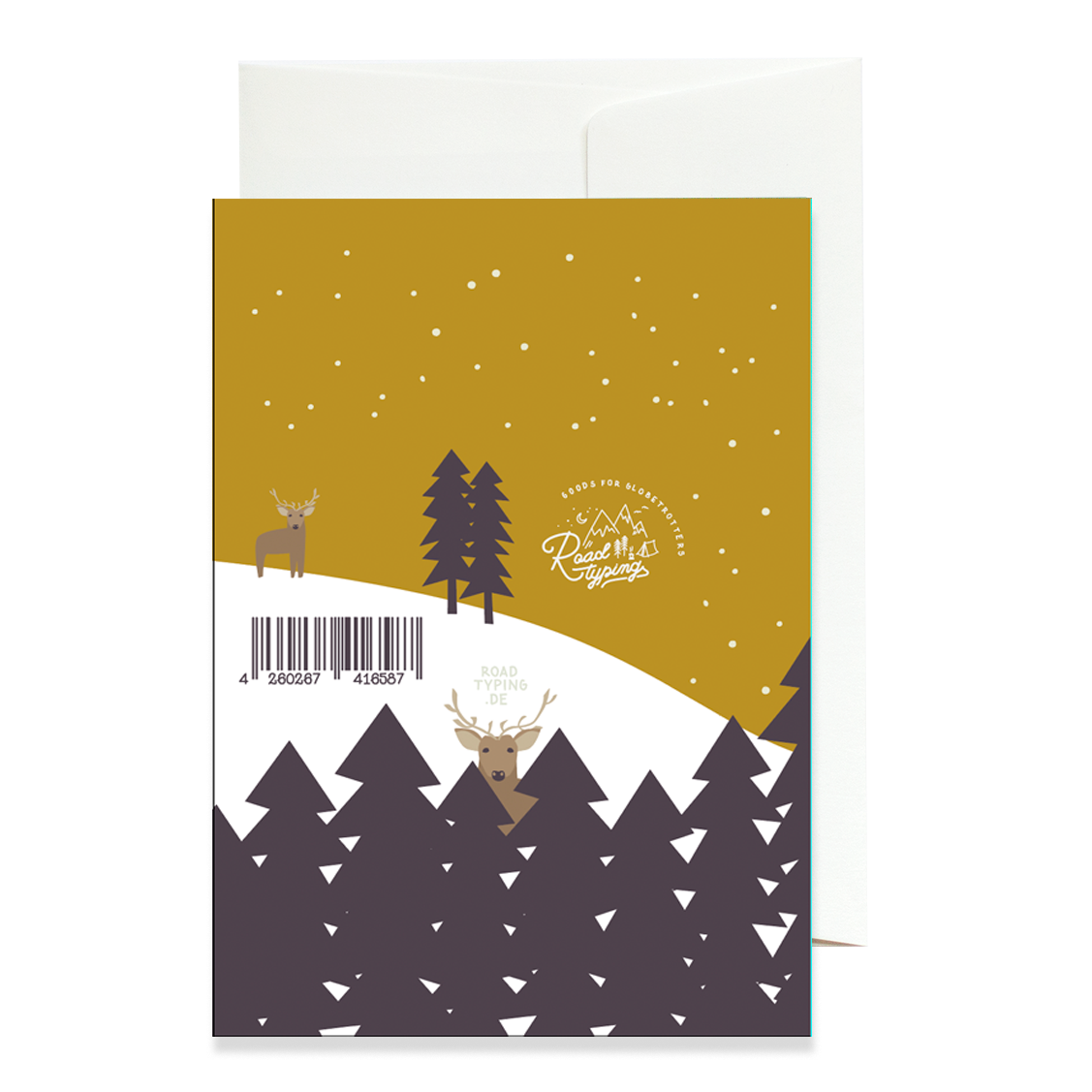 Carte de voeux Oh cerf, c'est Noël