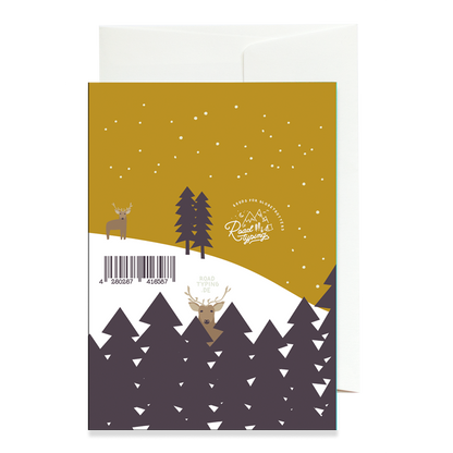 Carte de voeux Oh cerf, c'est Noël