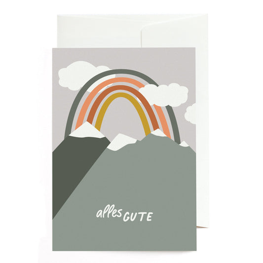 Rainbow greeting card