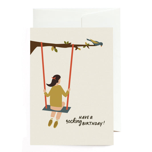Greeting card Rocking Birthday 