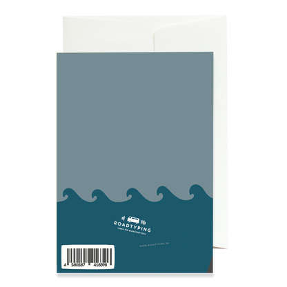 Greeting card mourning card lighthouse