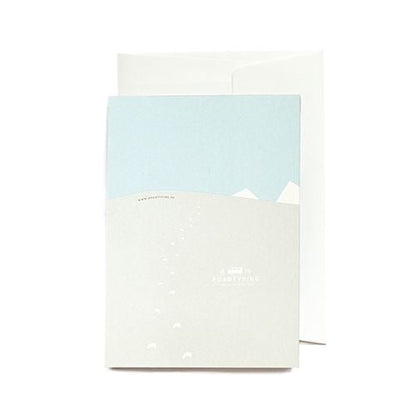 Greeting card Enjoy the silent moments