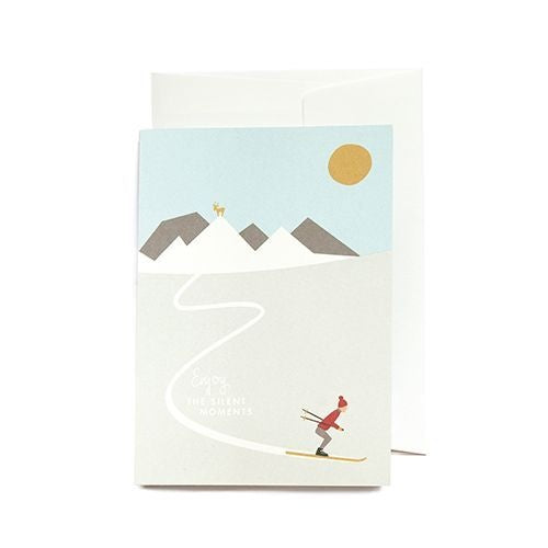 Greeting card Enjoy the silent moments